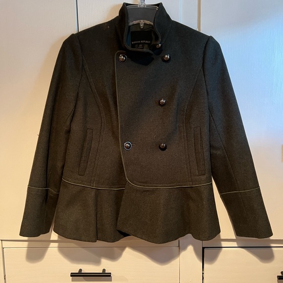 Banana Republic Jackets & Blazers - Banana Republic wool align pea coat Size Petite XS
